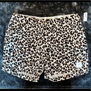 Old Navy SIZE 16 Cheetah shorts NWT